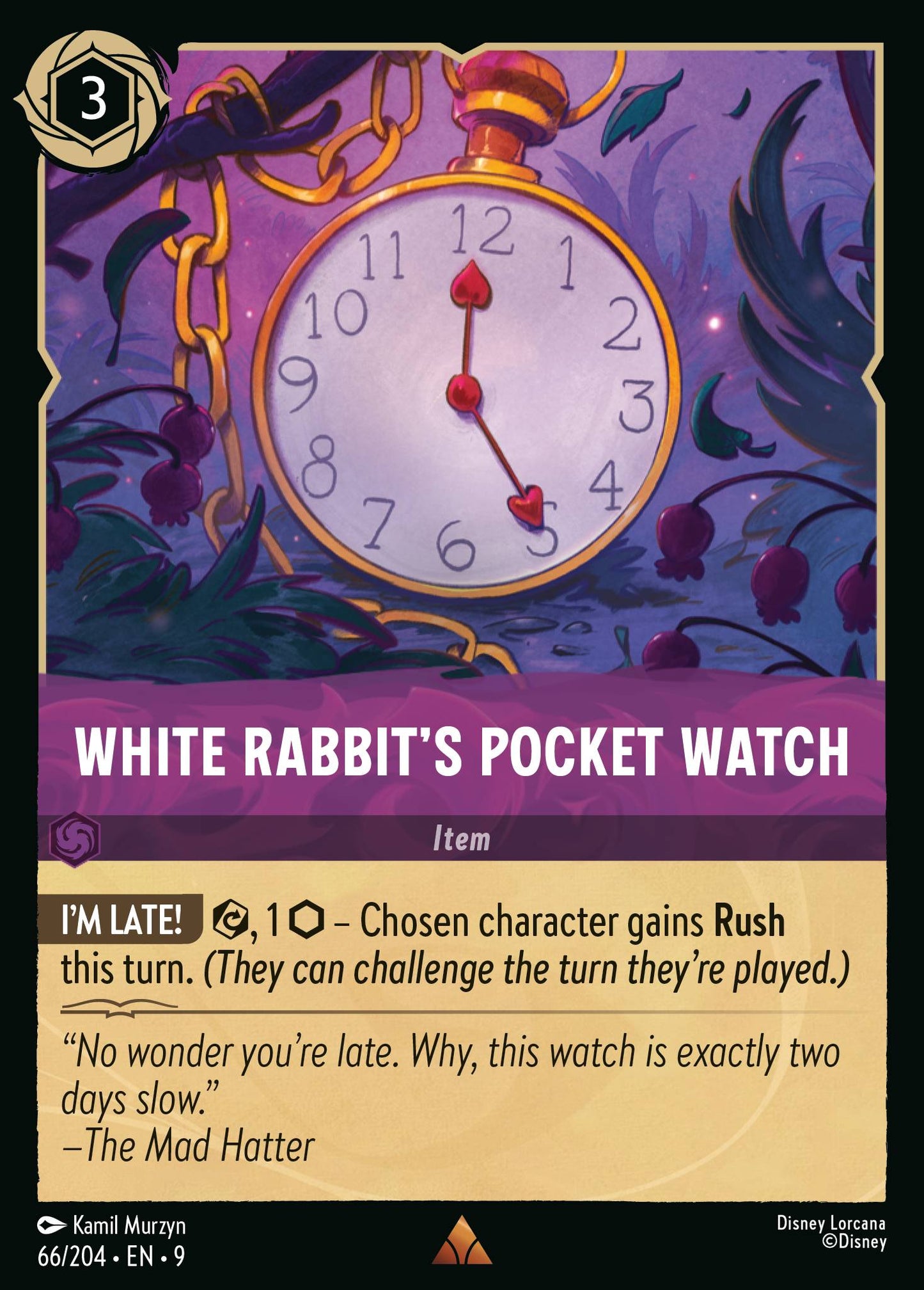 066/242 White Rabbit's Pocket Watch