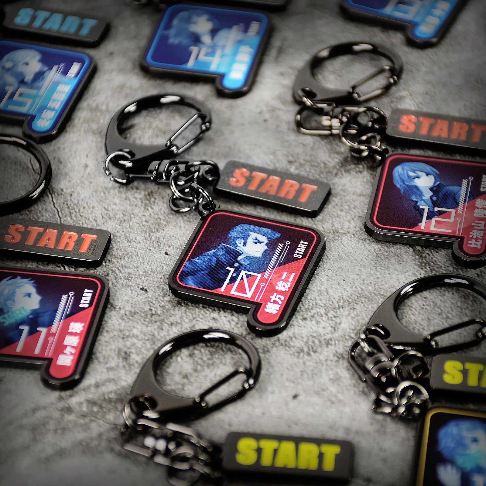 十三機兵防衛圈 - 角色金屬鑰匙扣盲盒