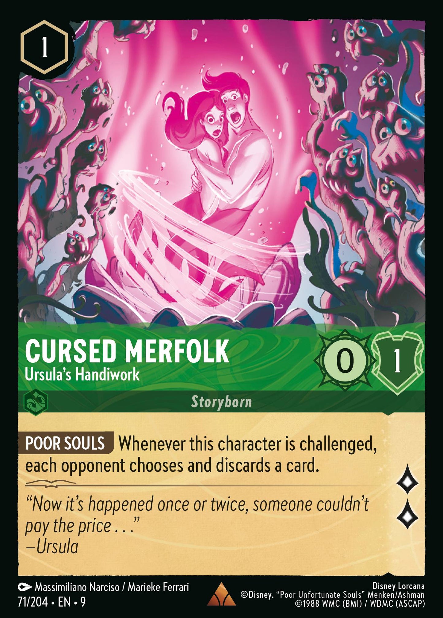 071/242 Cursed Merfolk - Ursula's Handiwork