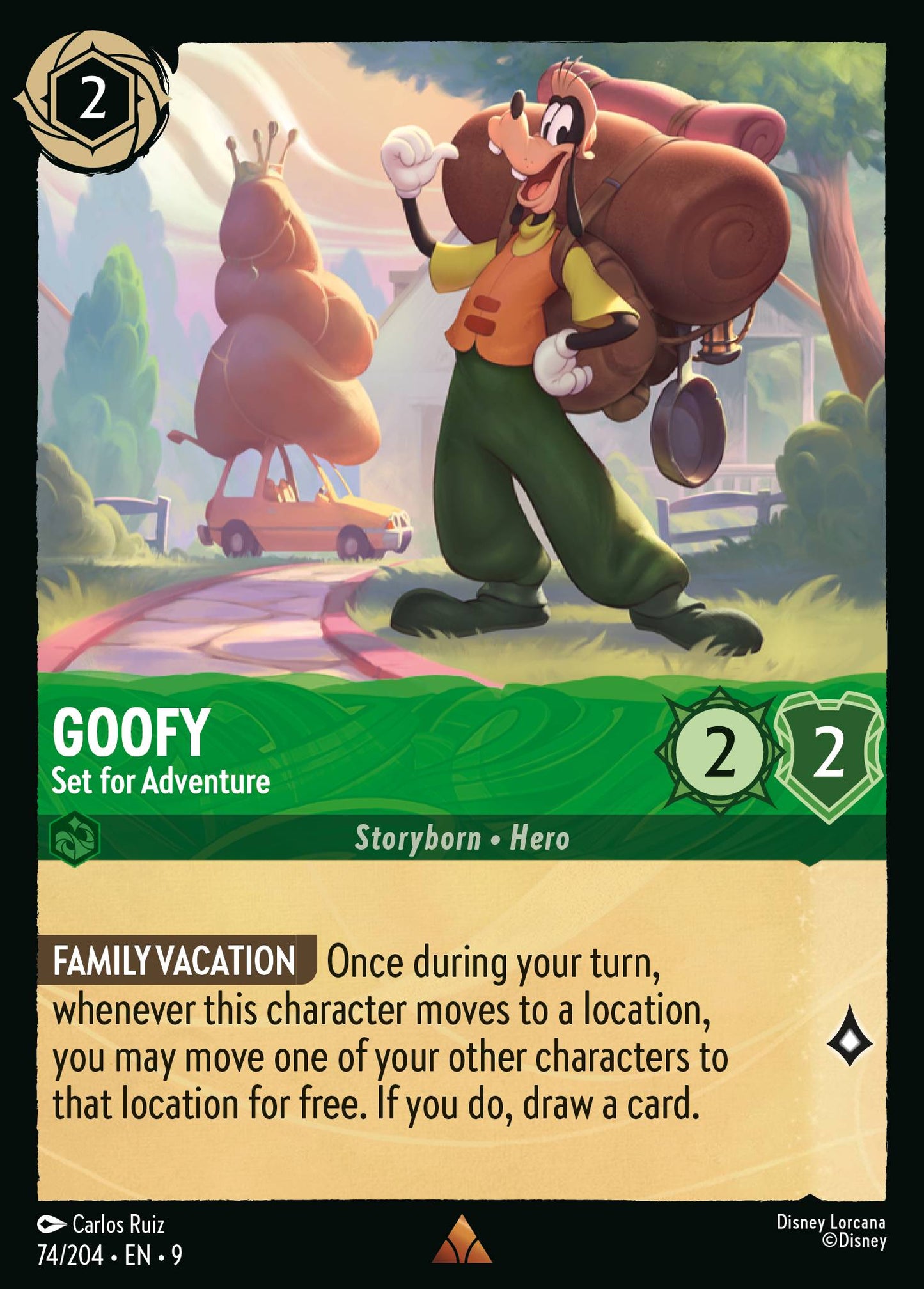 074/242 Goofy - Set for Adventure