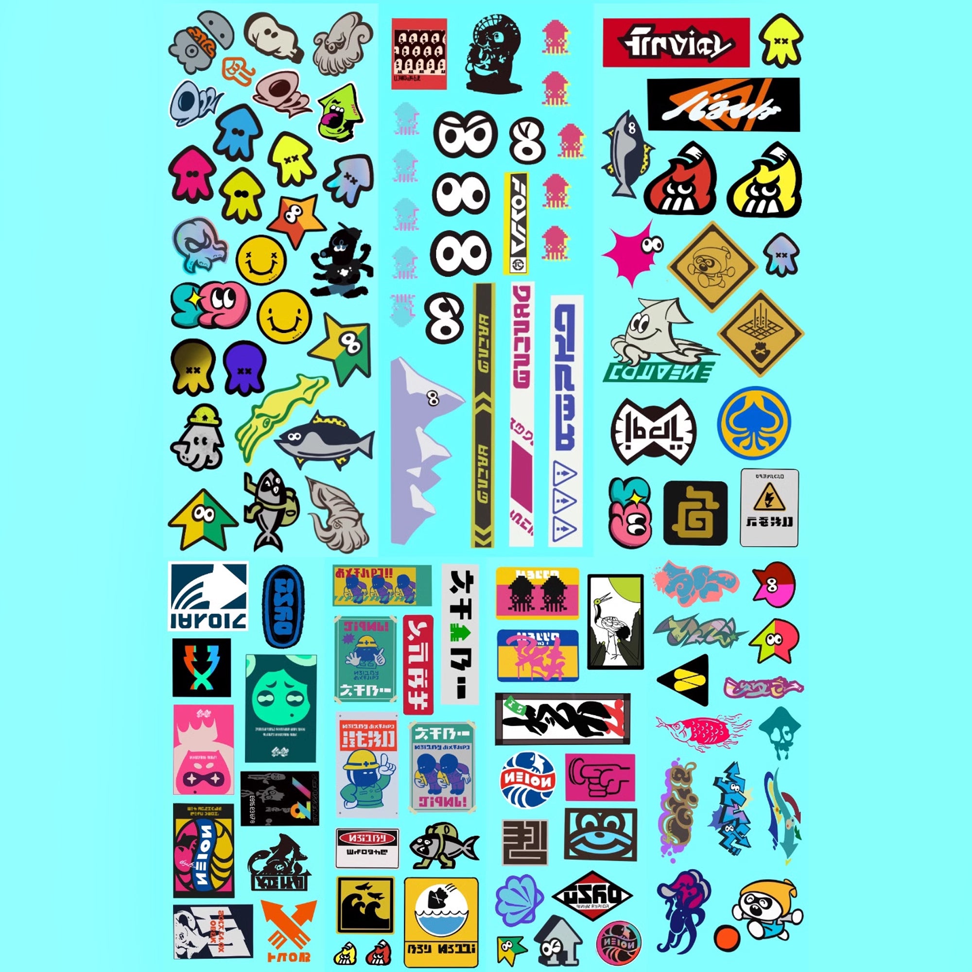 Splatoon 3 - 儲物櫃+貼紙