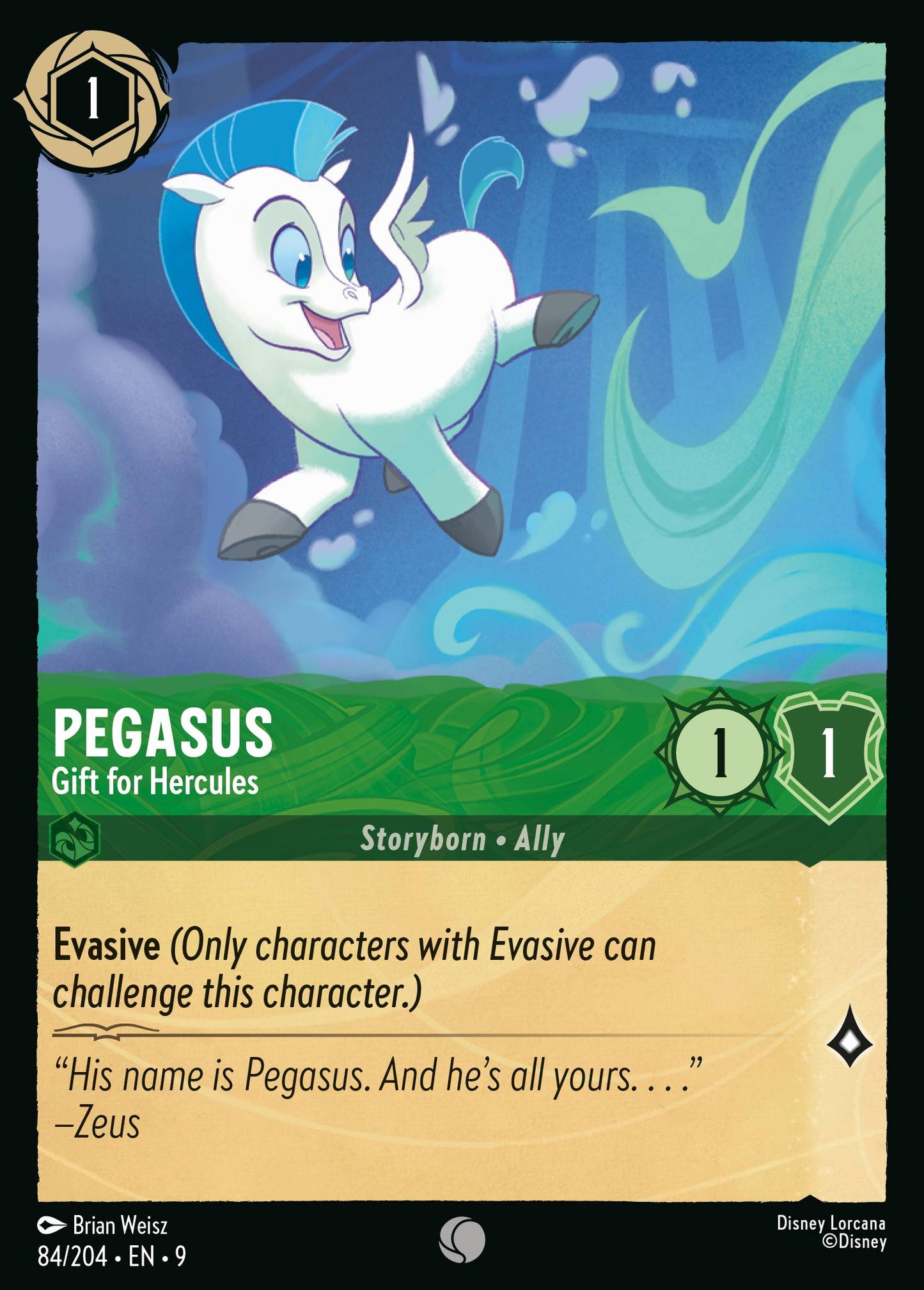 084/242 Pegasus - Gift for Hercules
