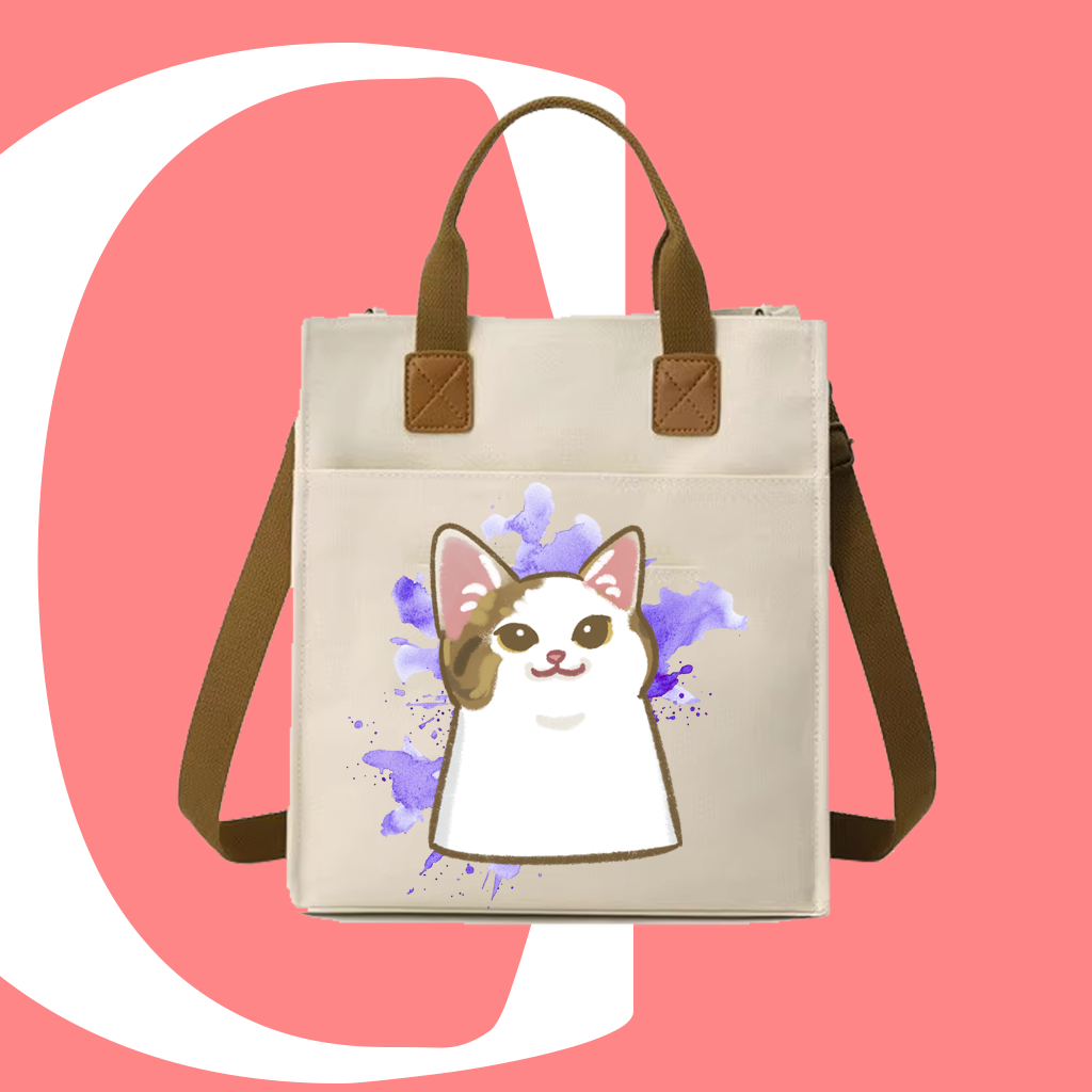 POP CAT迷因帆布袋