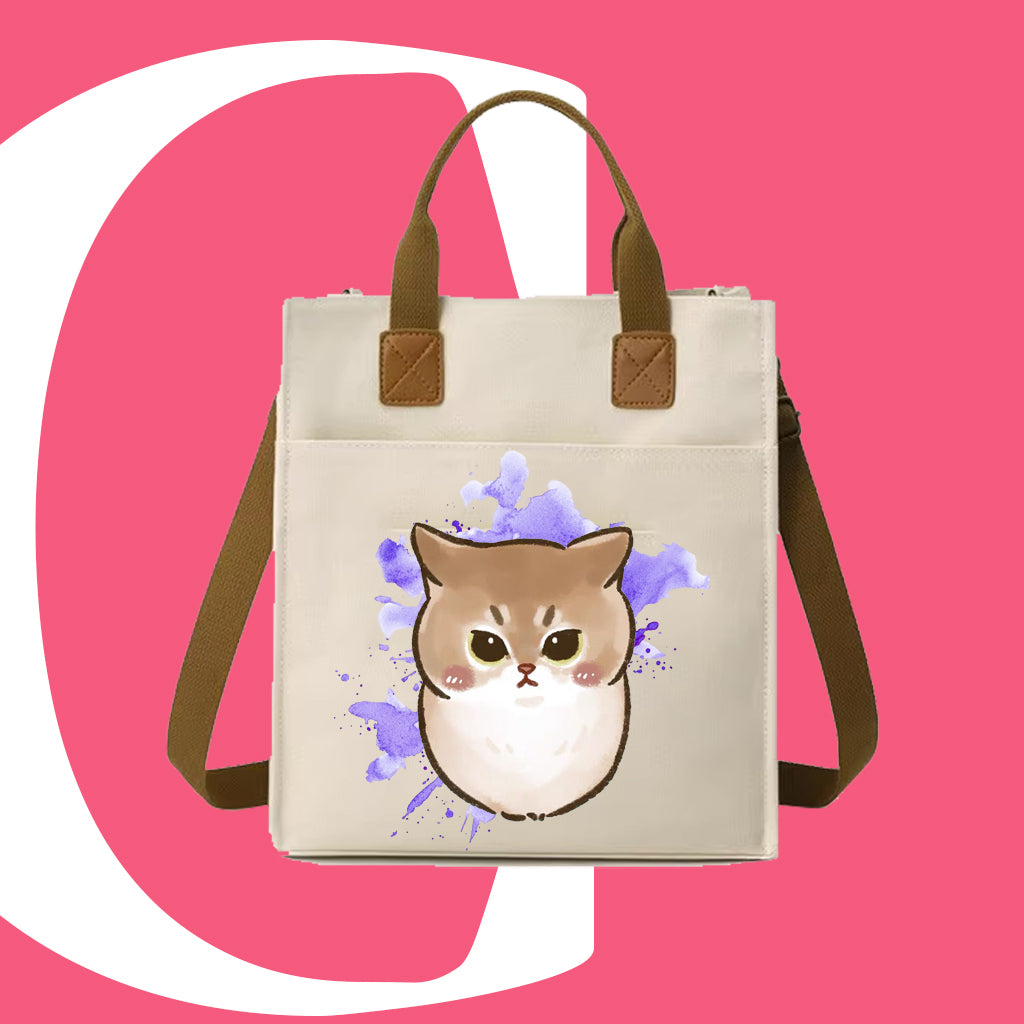 生氣CAT迷因帆布袋