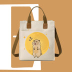 咆哮土撥鼠迷因帆布袋