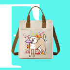 接飛盤DOG迷因帆布袋