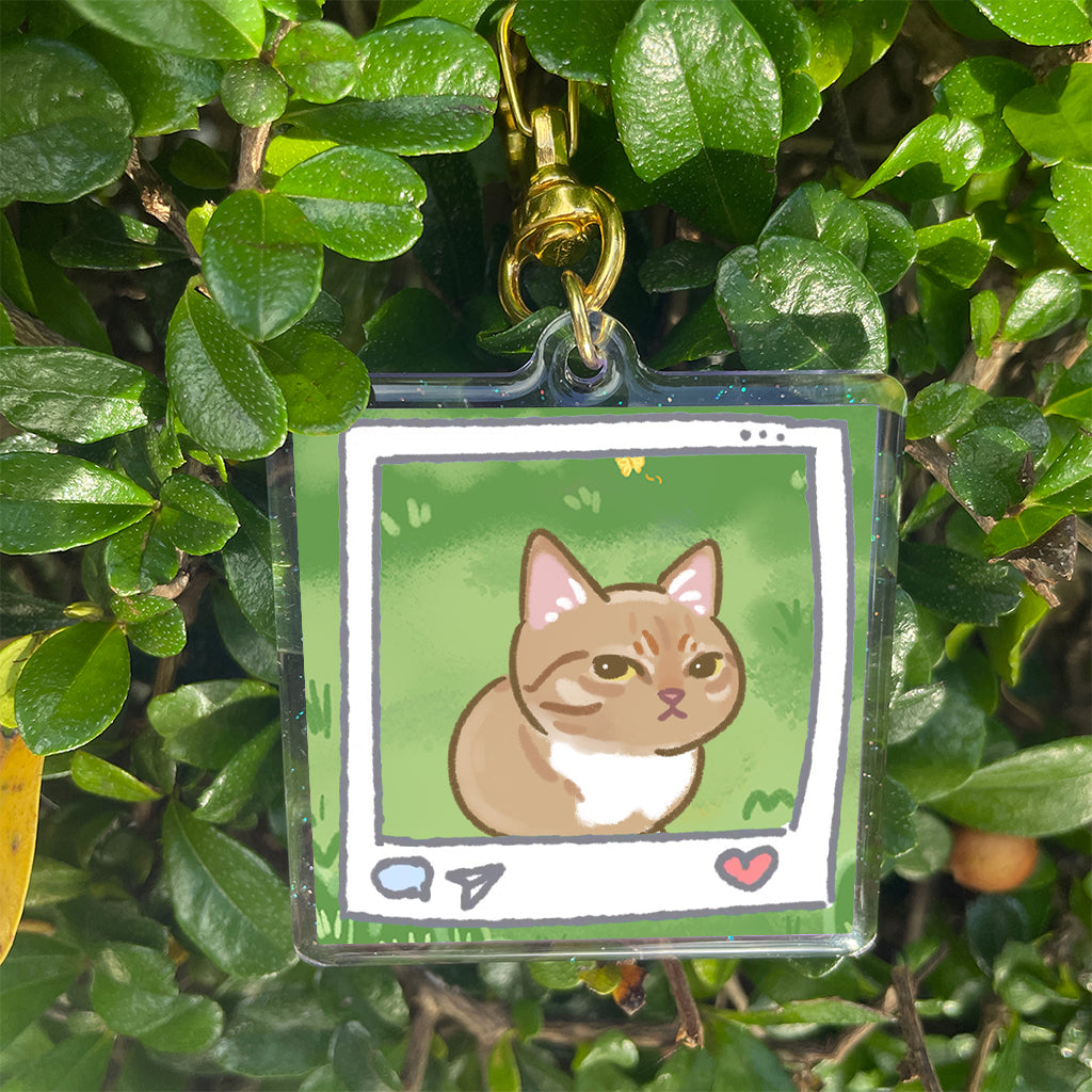 斜眼Cat掛飾