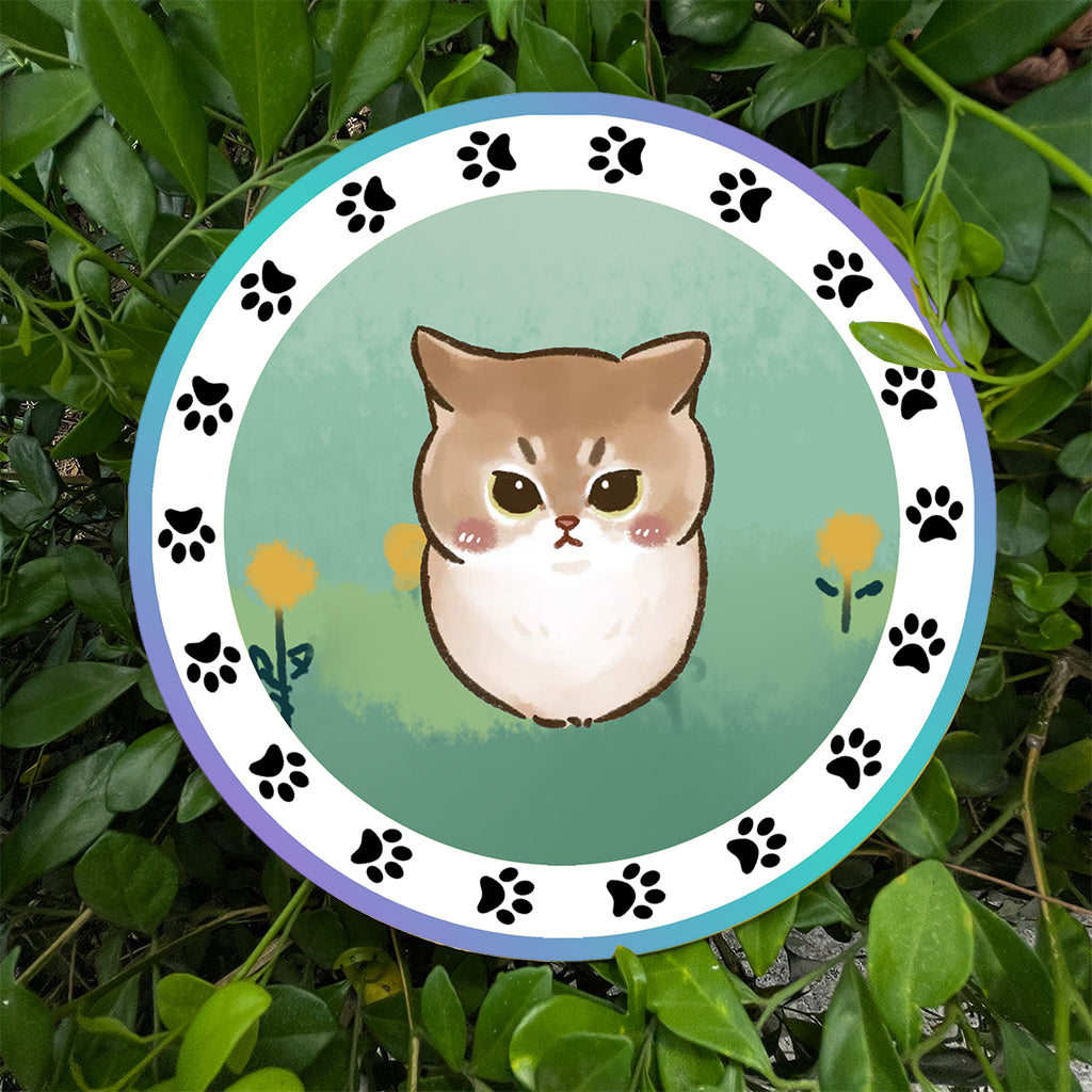 生氣CAT陶瓷杯墊