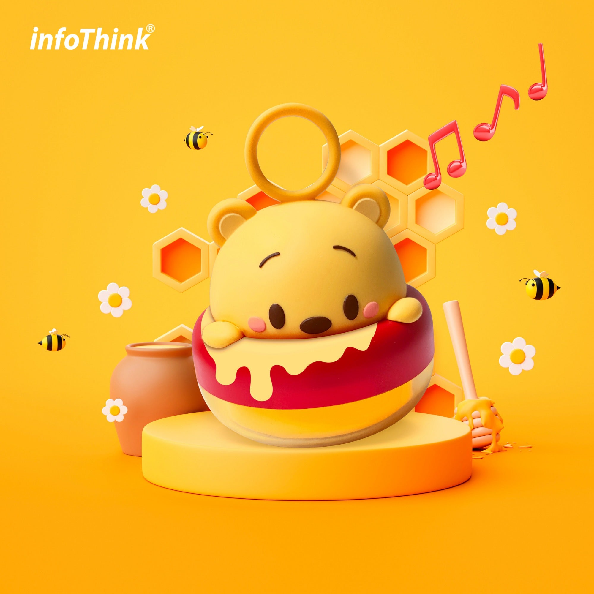 infoThink x Disney - 史迪仔／三眼仔／勞蘇／小熊維尼發光喇叭