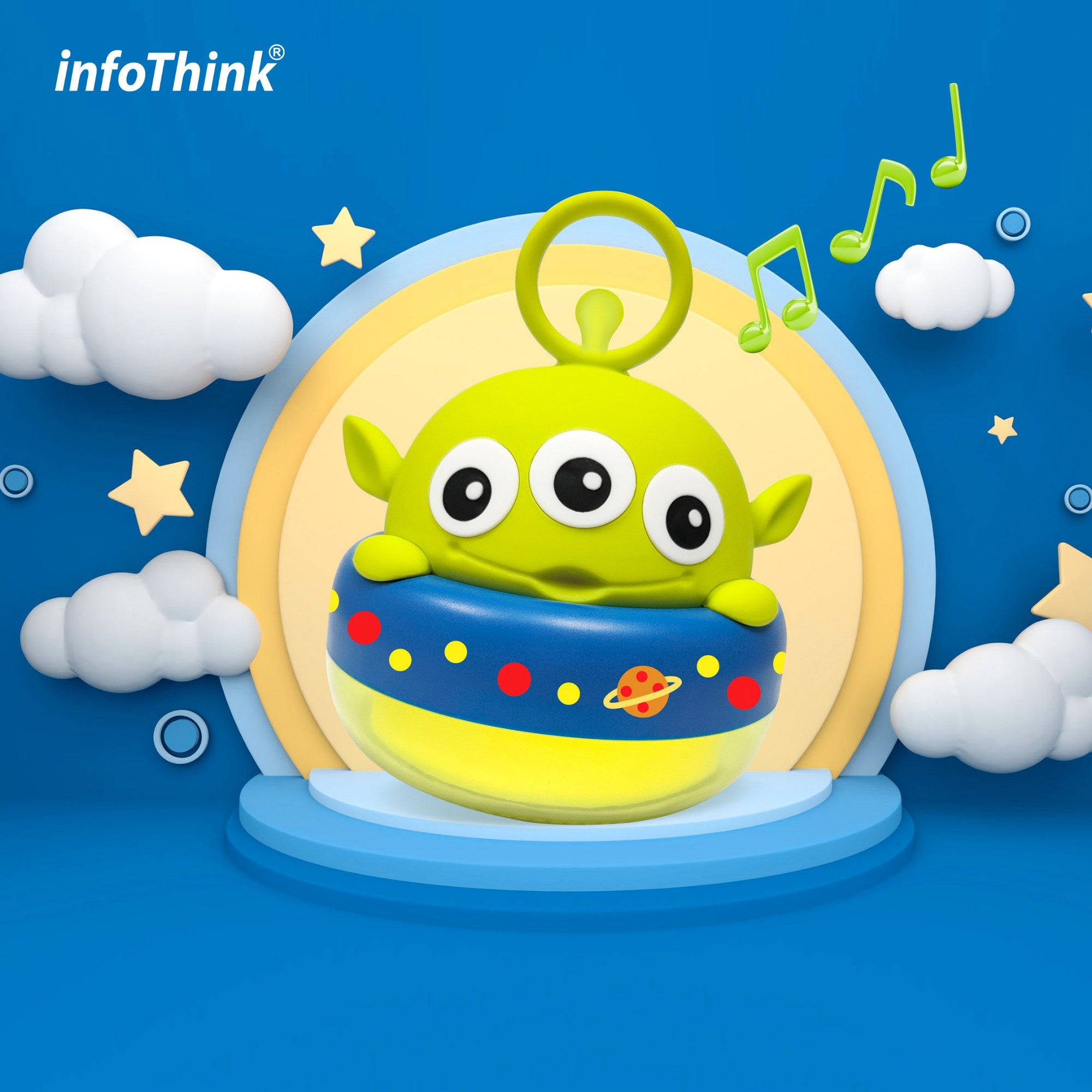 infoThink x Disney - 史迪仔／三眼仔／勞蘇／小熊維尼發光喇叭