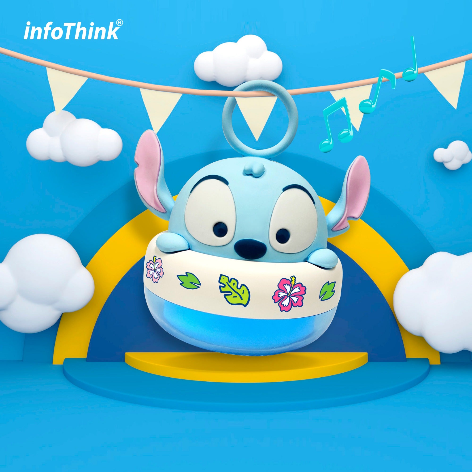 infoThink x Disney - 史迪仔／三眼仔／勞蘇／小熊維尼發光喇叭