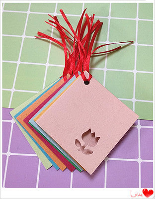 鏤空小圖案心意卡