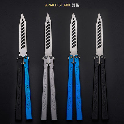 [戰鯊 x The One] 隼練習專用蝴蝶刀