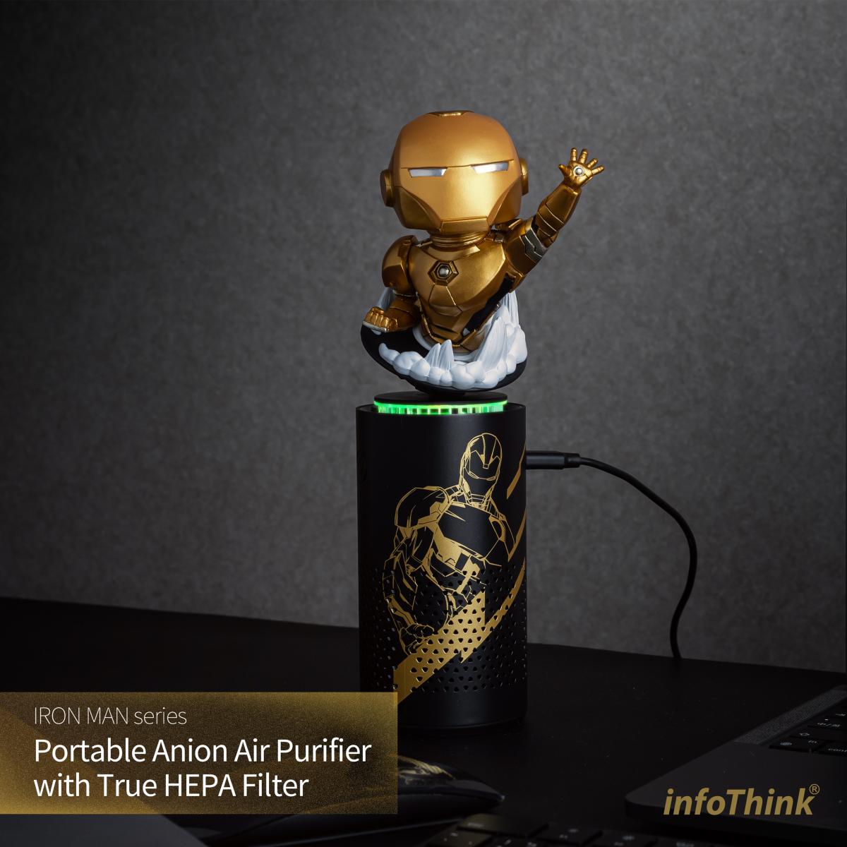 infoThink x Marvel - Iron man USB渦輪負離子空氣清新機