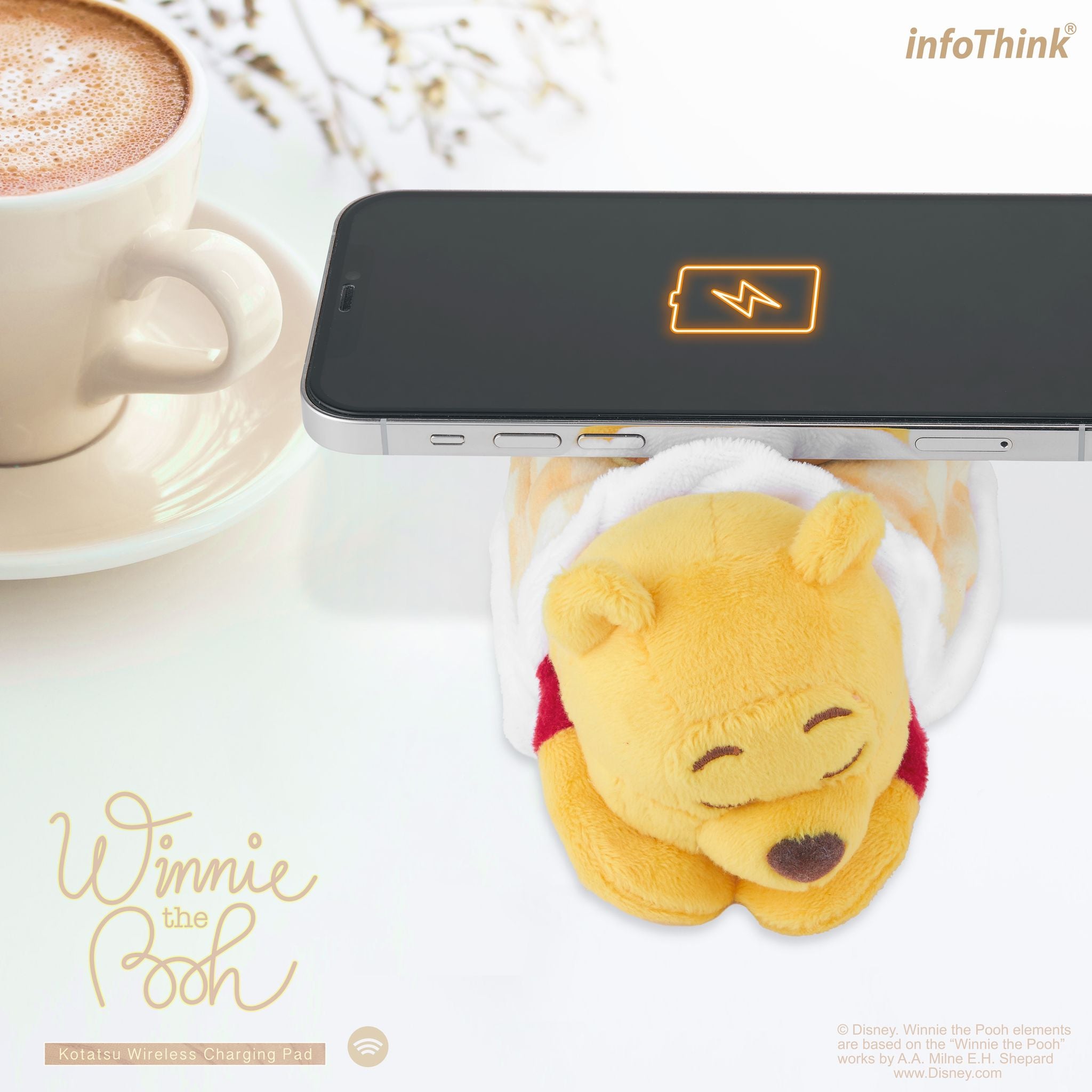 infoThink x Disney - 小熊維尼無線充電座