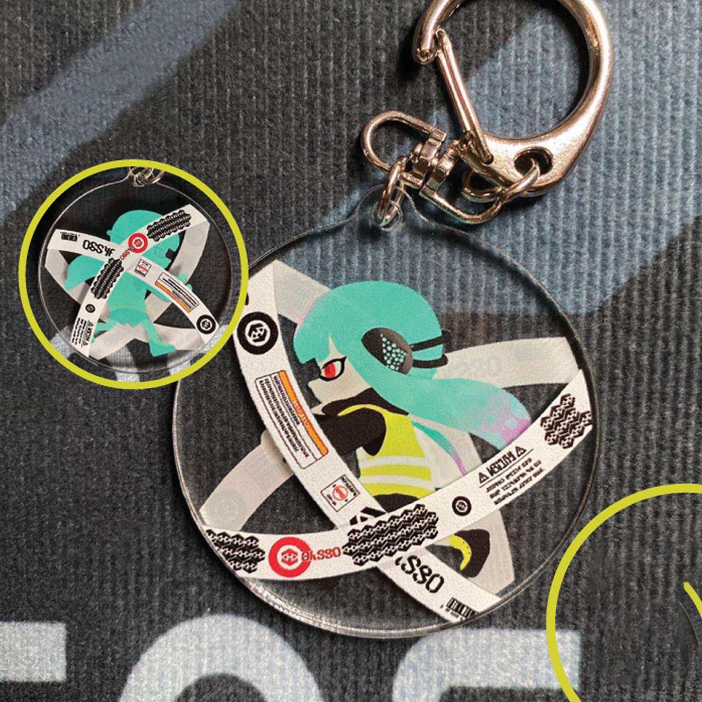 Splatoon 3 - 魷型Agent 3 倉鼠球掛飾