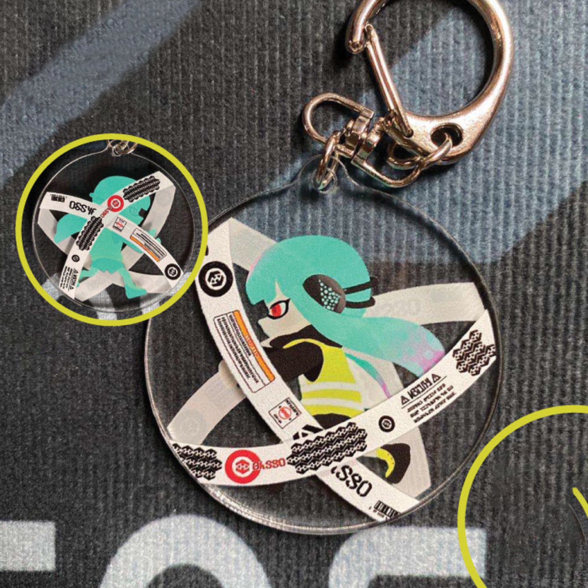 Splatoon 3 - 魷型Agent 3 倉鼠球掛飾